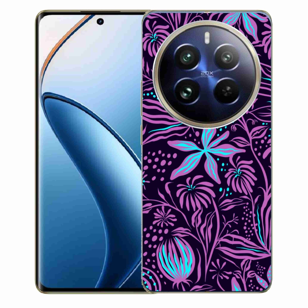 Gelový kryt mmCase na Realme 12 Pro 5G/12 Pro+ 5G - květiny 2