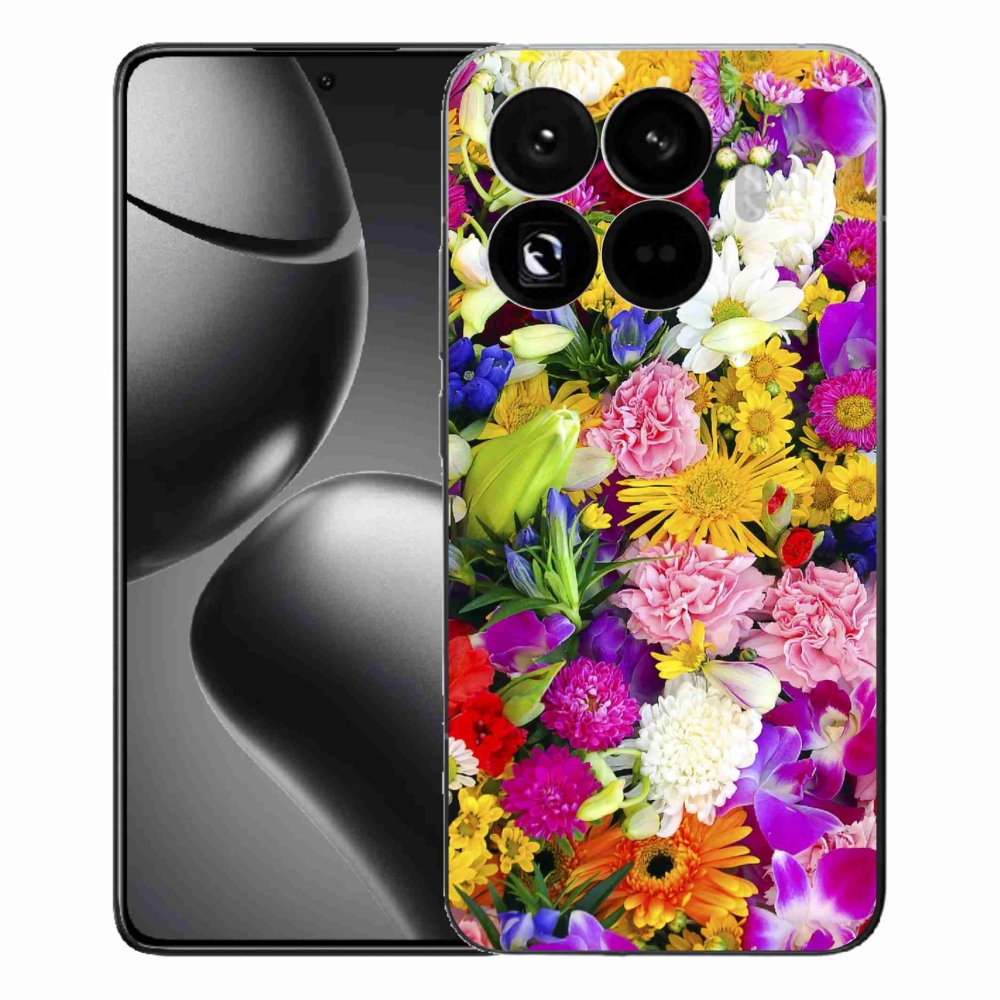 Gelový kryt mmCase na Xiaomi 15T Pro - květiny 12