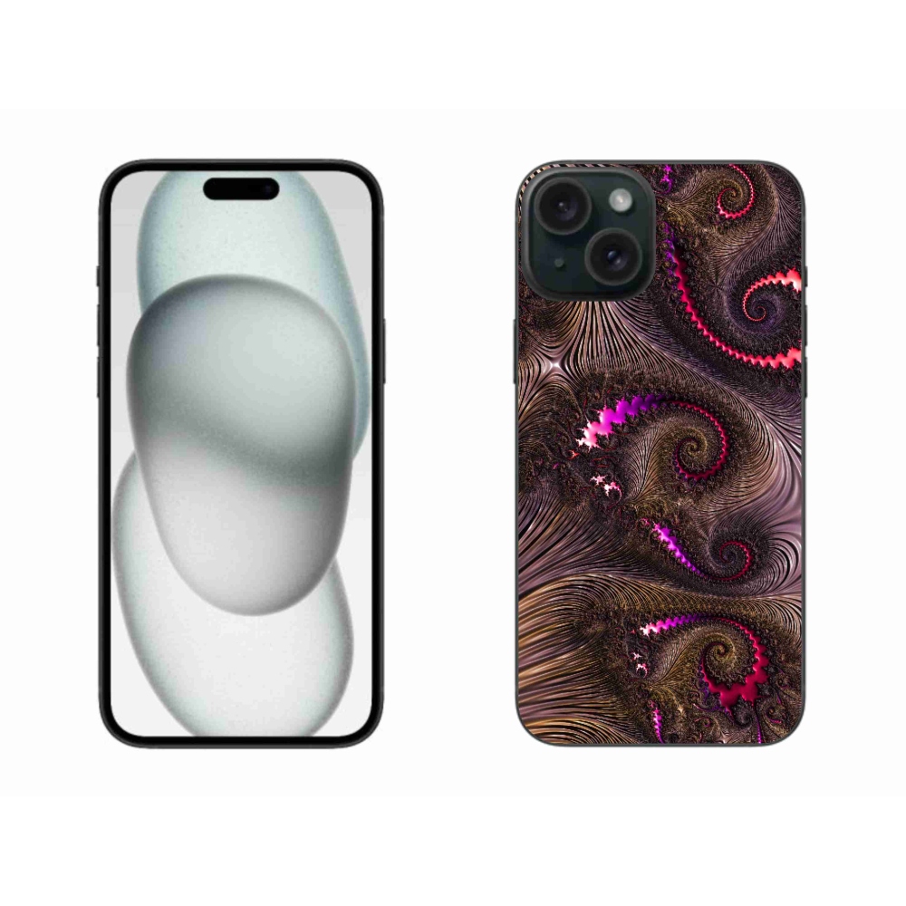 Gelový kryt mmCase na iPhone 15 Plus - abstraktní motiv 24