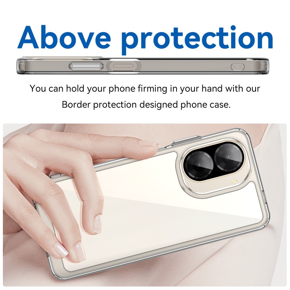Gelový obal s pevnými zády na Xiaomi Redmi A5 (173.45x79.35x8.45mm) - průhledný