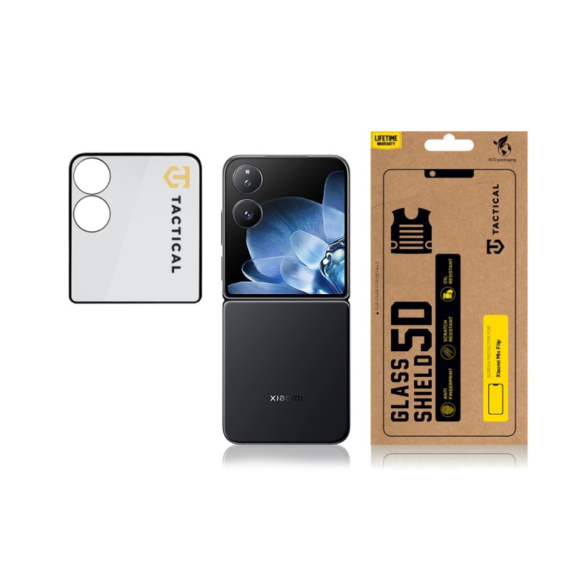 Tactical Glass Shield 5D sklo pro Xiaomi Mix Flip Black 