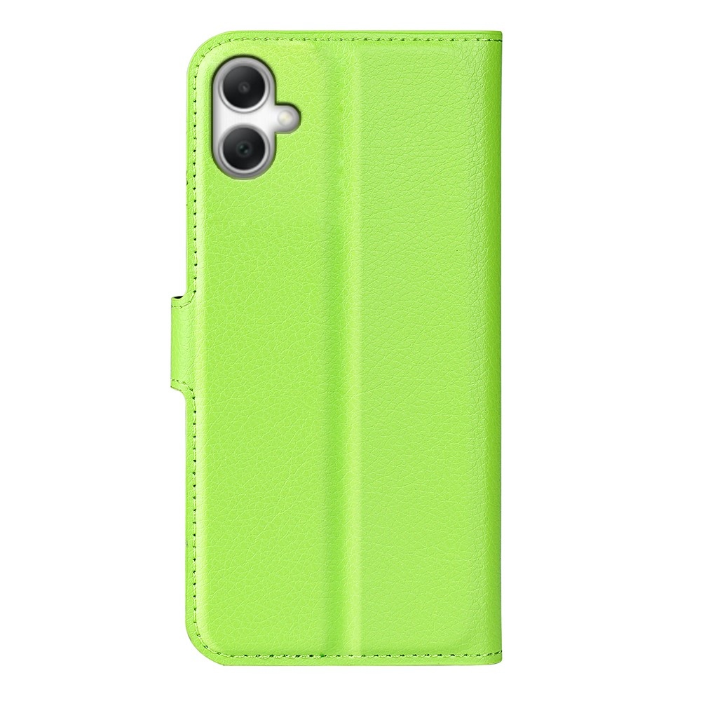 Litchi knížkové pouzdro na Samsung Galaxy A07 4G - zelené