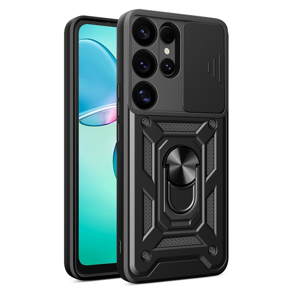 Slide odolný kryt na Samsung Galaxy S25 Ultra - černý