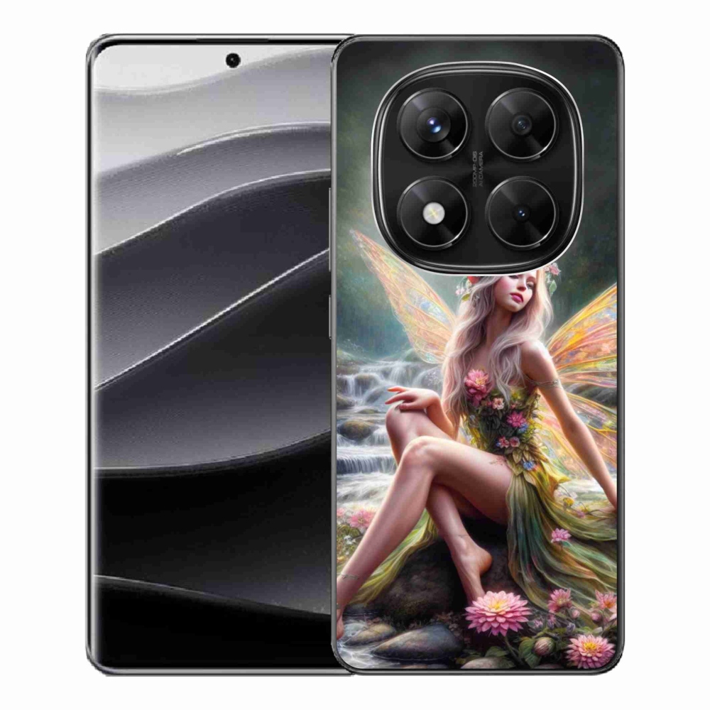 Gelový kryt mmCase na Xiaomi Redmi Note 14 Pro 5G/Poco X7 5G - motýlí žena 1