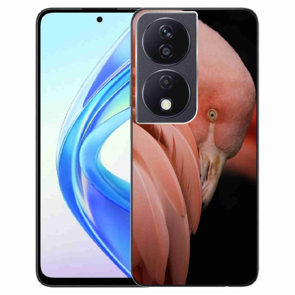 Gelový kryt mmCase na Honor X7b/Honor 90 Smart - plameňák 3