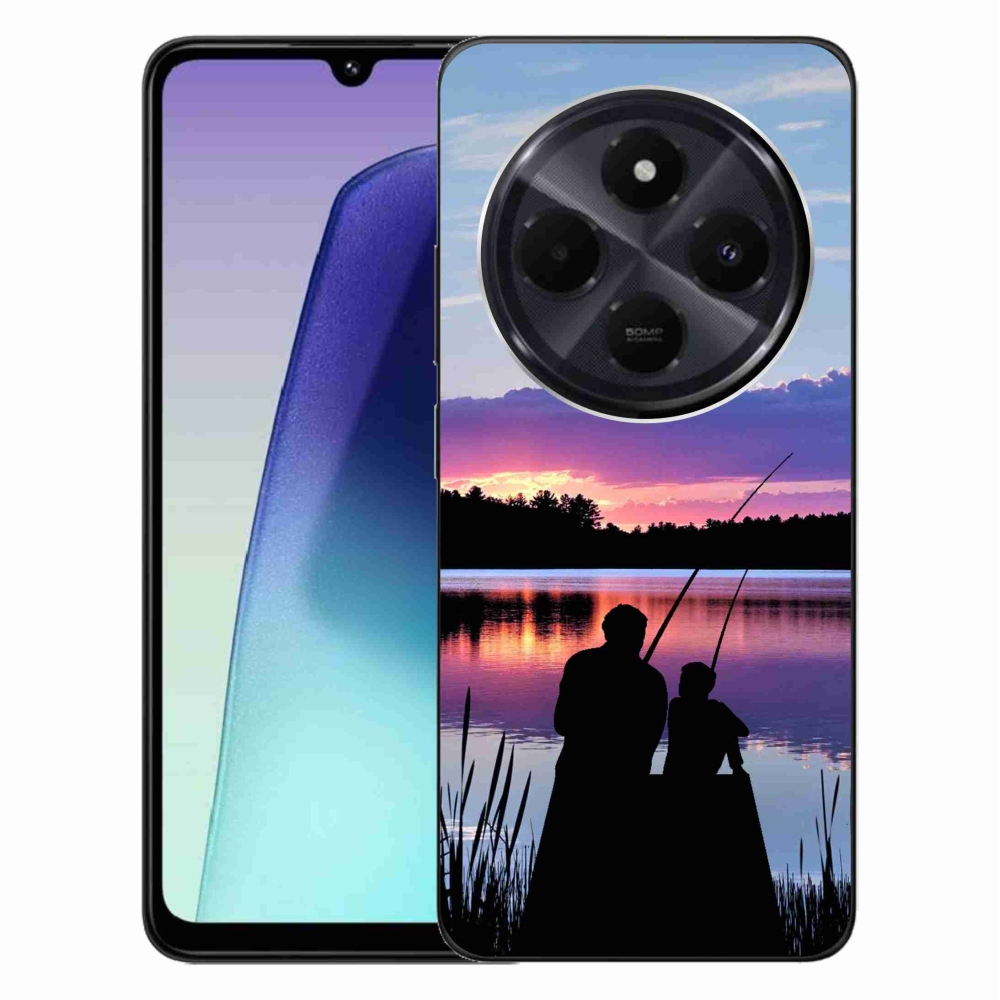Gelový kryt mmCase na Xiaomi Redmi 14C/Poco C75 - rybaření 2