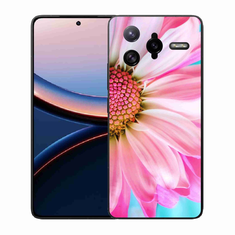 Gelový kryt mmCase na Xiaomi Poco F7 Ultra - růžová květina