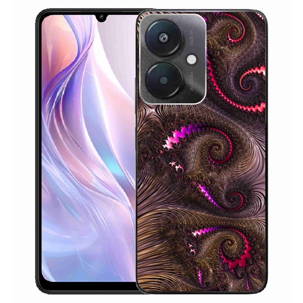 Gelový kryt mmCase na Xiaomi Redmi 13C 5G - abstraktní motiv 24