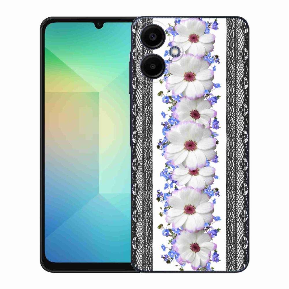 Gelový kryt mmCase na Samsung Galaxy A06 4G - květiny 8