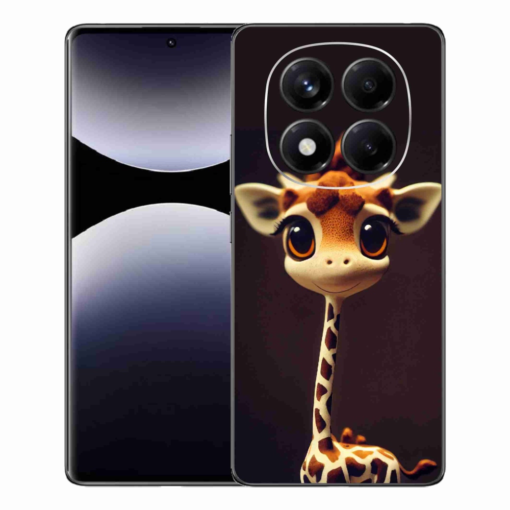 Gelový kryt mmCase na Xiaomi Redmi Note 14 Pro - malá žirafa