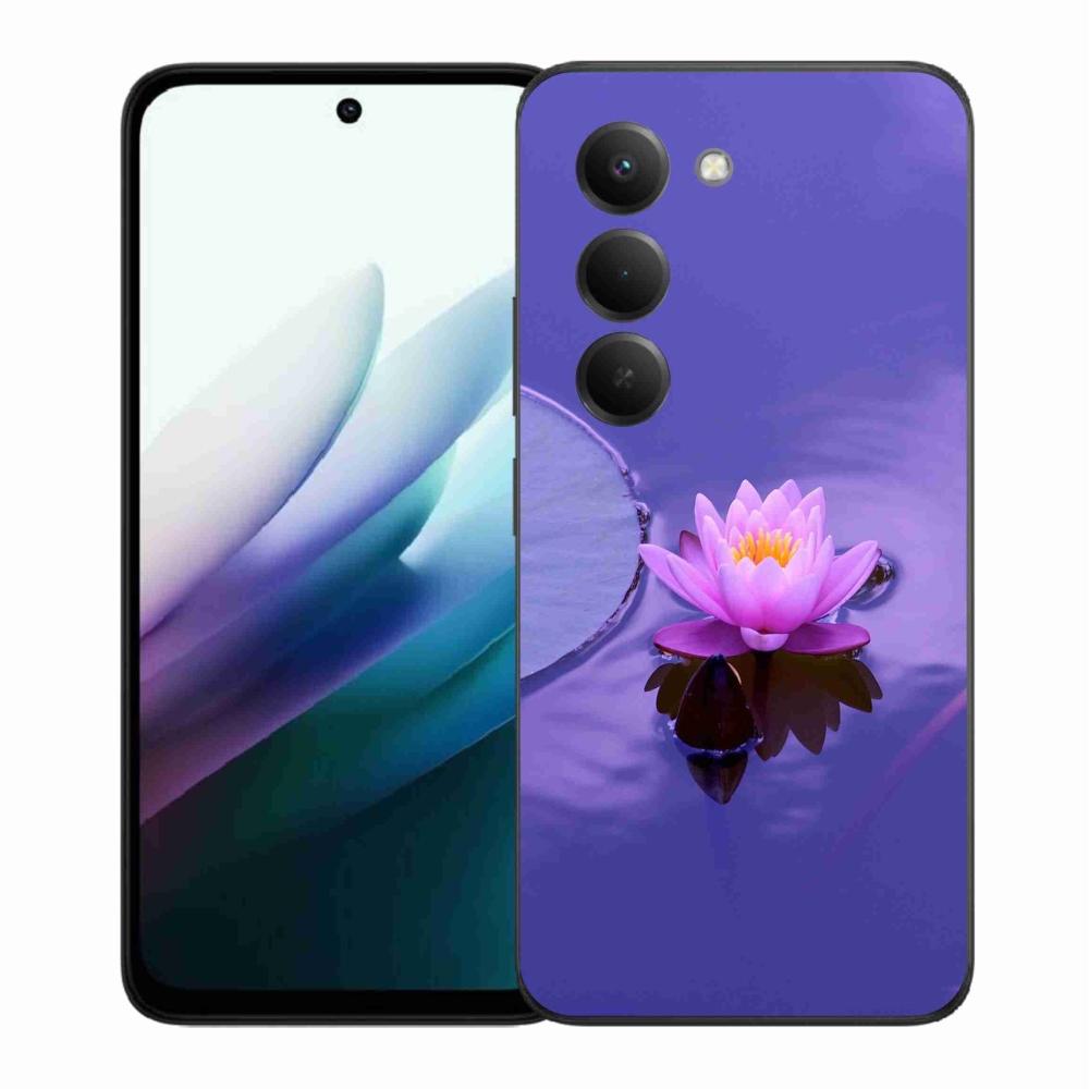 Gelový kryt mmCase na Xiaomi Redmi 15 4G/5G (171mm) - květ na hladině
