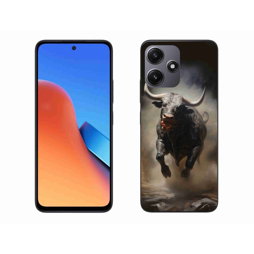 Gelový kryt mmCase na Xiaomi Redmi 12 5G - rozzuřený býk