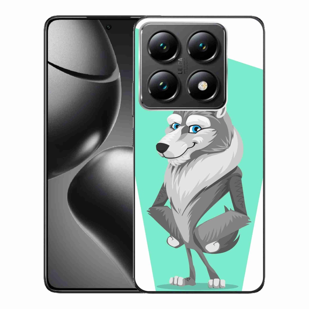 Gelový kryt mmCase na Xiaomi 14T Pro - kreslený vlk