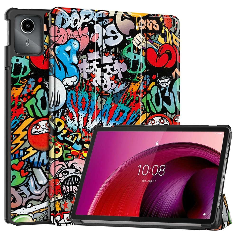 Print chytré zavírací pouzdro na Lenovo Tab M11/Tab K11 - graffiti