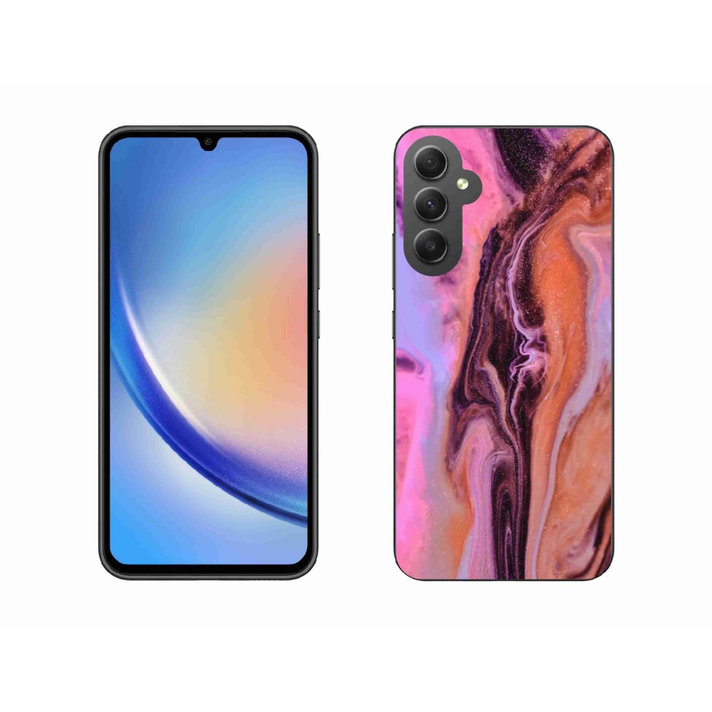 Gelový kryt mmCase na Samsung Galaxy A34 5G - abstrakt 26