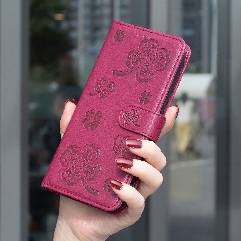 Clover knížkové pouzdro na Honor X8c - rose