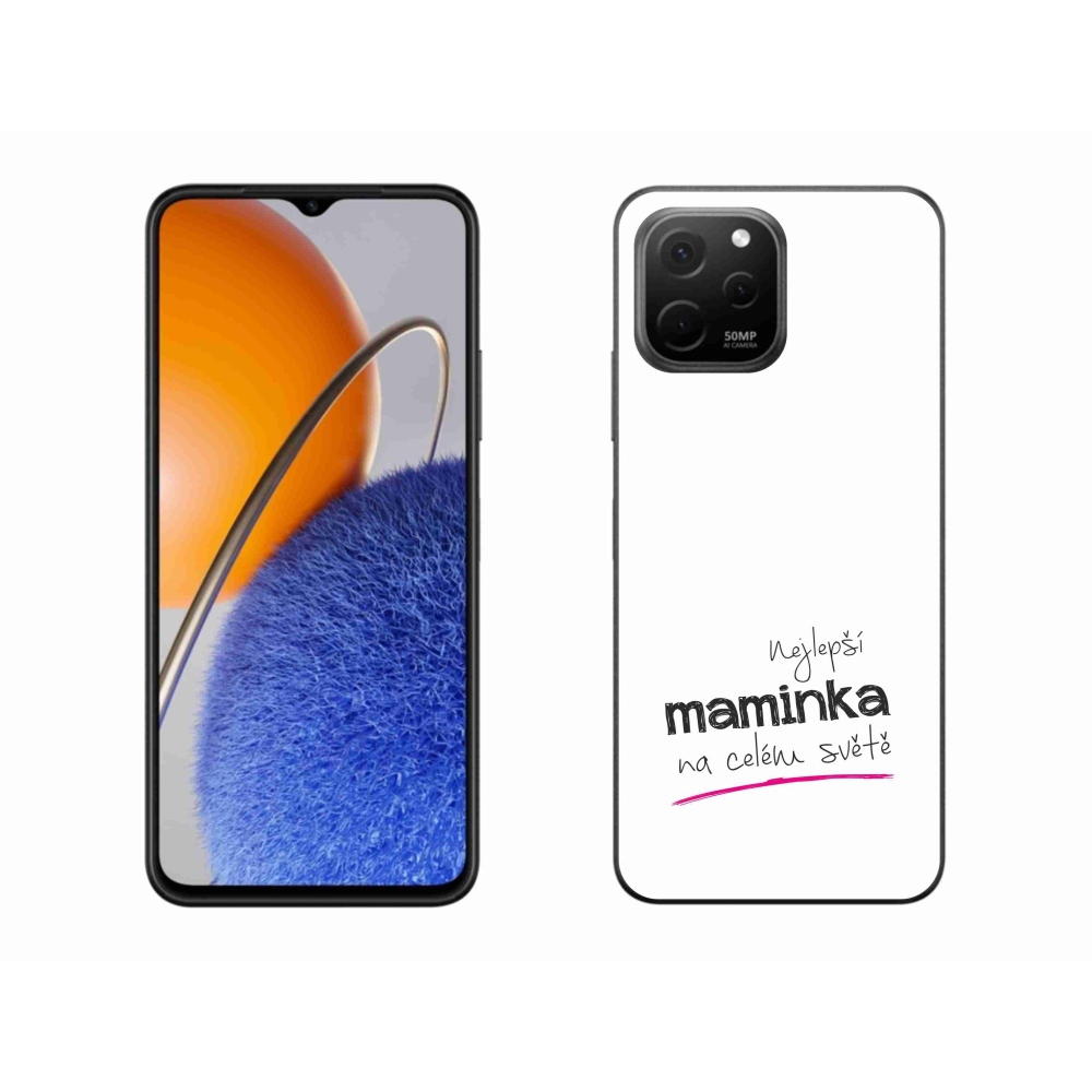 Gelový kryt mmCase na Huawei Nova Y61 - nejlepší maminka 4 bílé pozadí