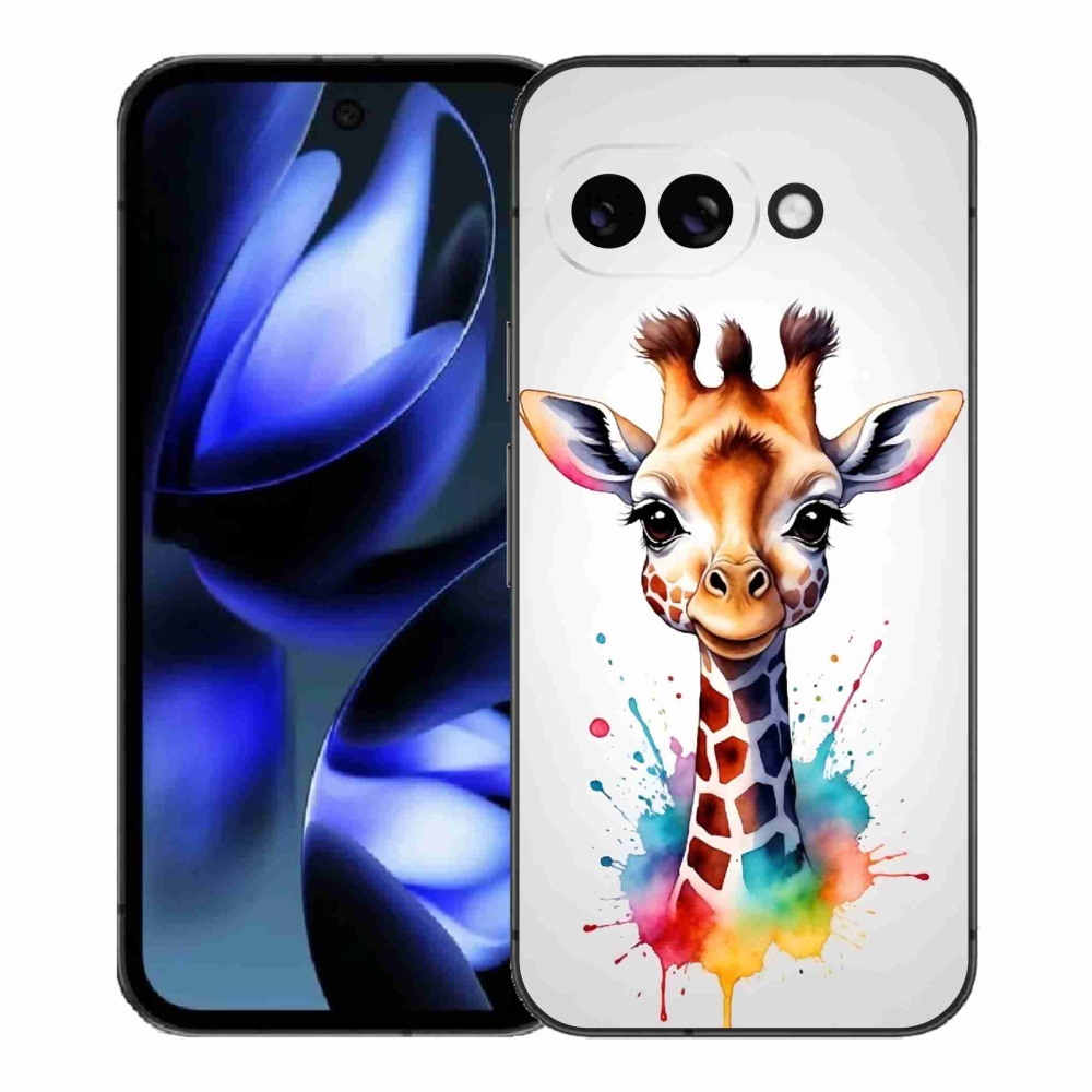 Gelový kryt mmCase na Google Pixel 9a - žirafa 1