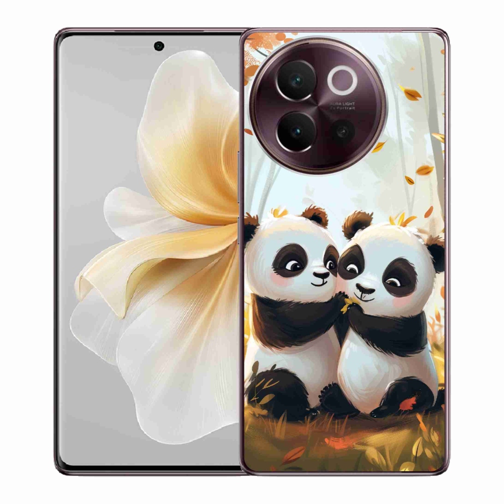 Gelový kryt mmCase na Vivo V40 Lite 5G - pandy