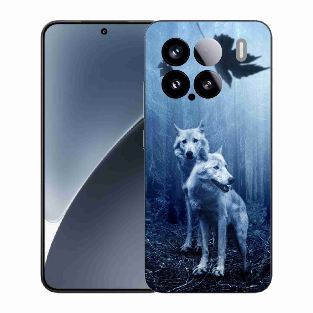 Gelový kryt mmCase na Xiaomi 15 - vlci v lese