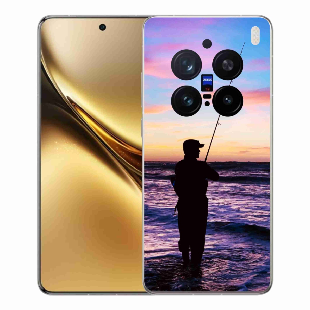 Gelový kryt mmCase na Vivo X200 Pro 5G - rybaření 1