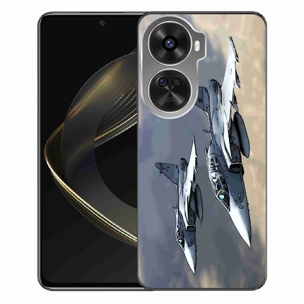 Gelový kryt mmCase na Huawei Nova 12 SE - stíhačky