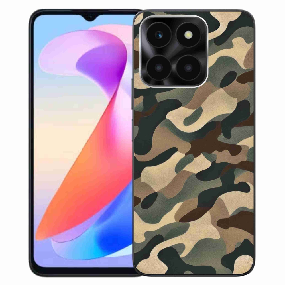 Gelový kryt mmCase na Honor X6a - maskáčový vzor 11