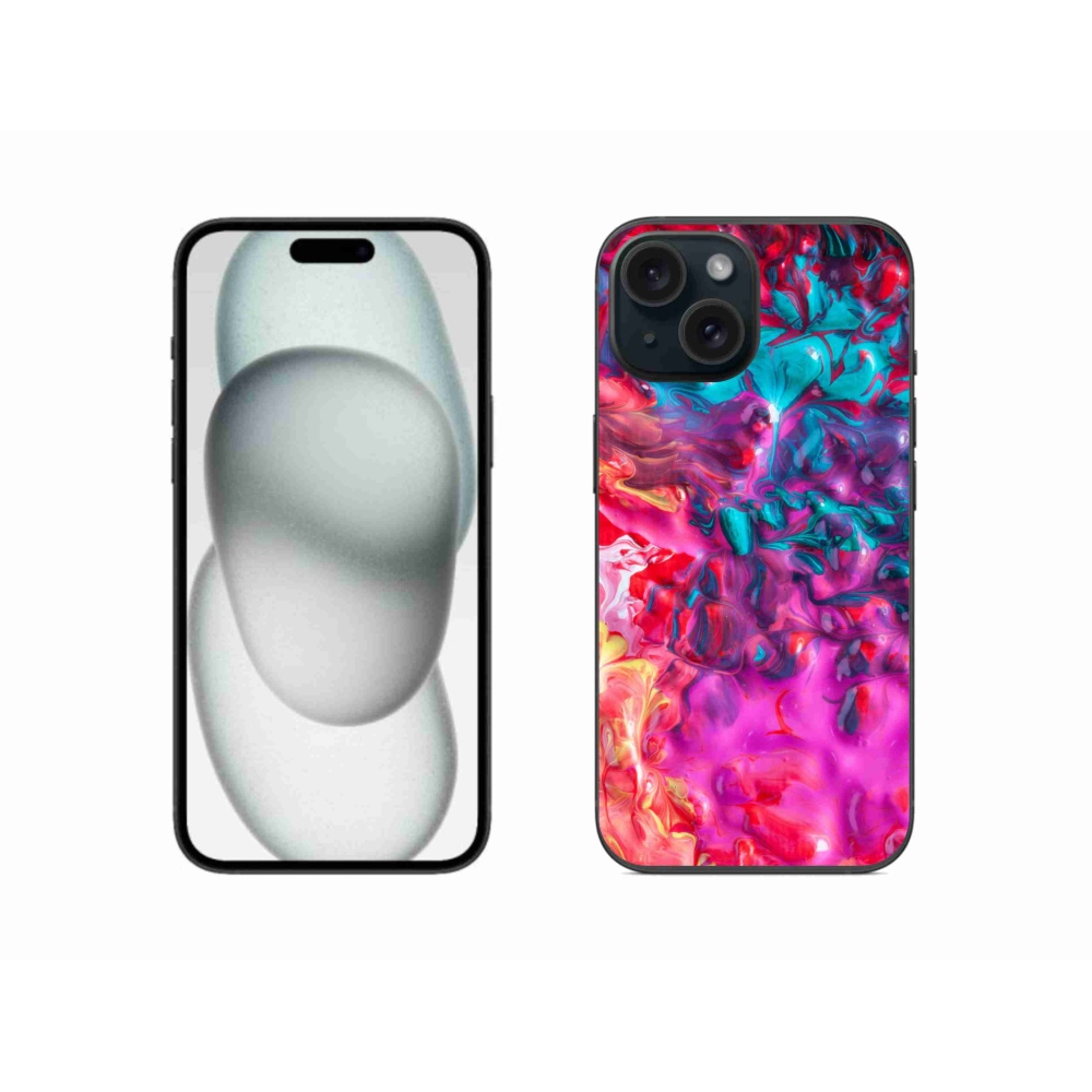 Gelový kryt mmCase na iPhone 15 - abstrakt 27