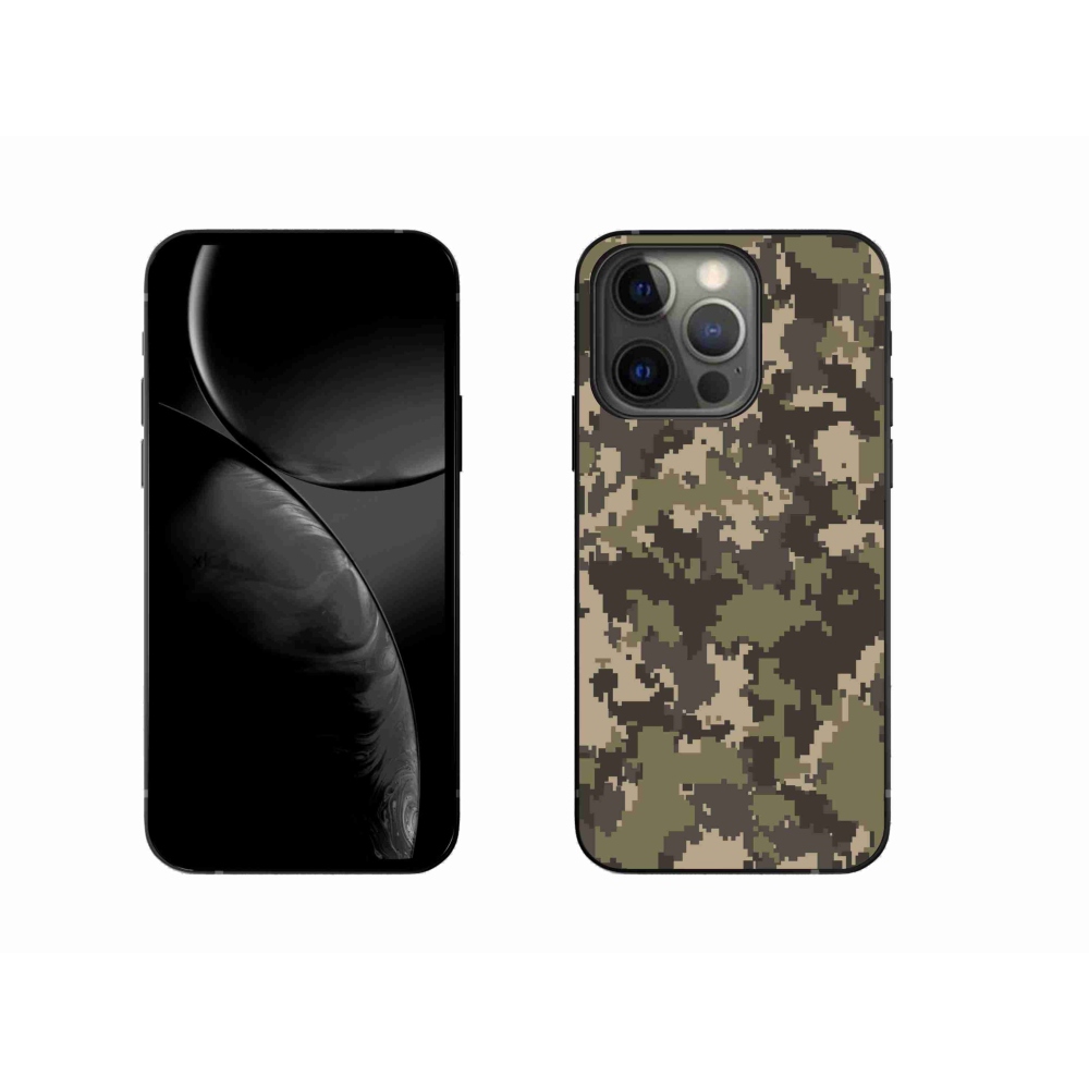 Gelový kryt mmCase na iPhone 13 Pro 6.1 - maskáčový vzor 12