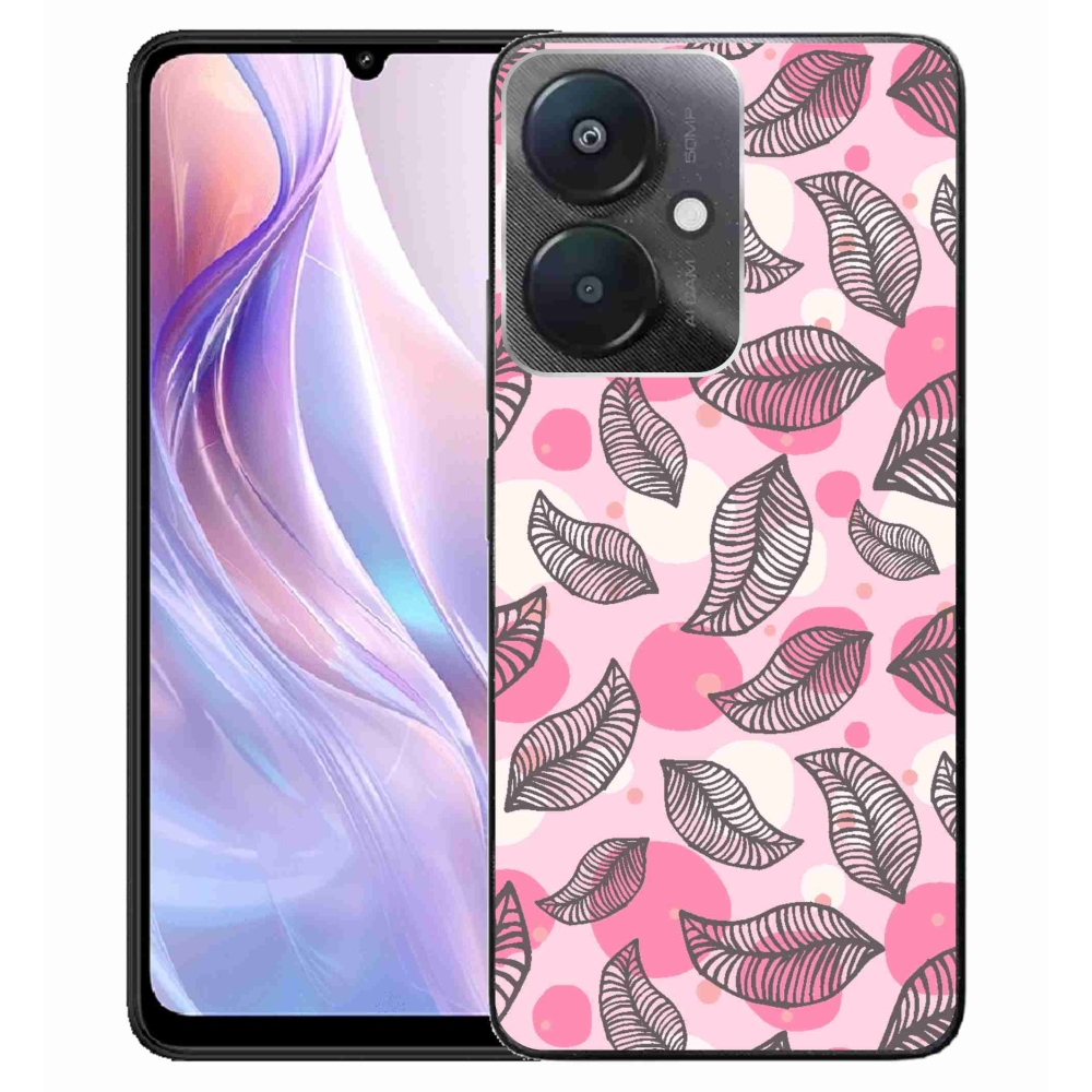 Gelový kryt mmCase na Xiaomi Redmi 13C 5G - kreslené padající listy