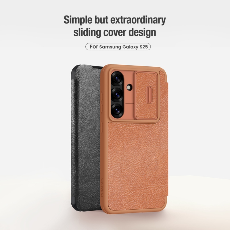 Nillkin Qin Book PRO Pouzdro pro Samsung Galaxy S25 Black