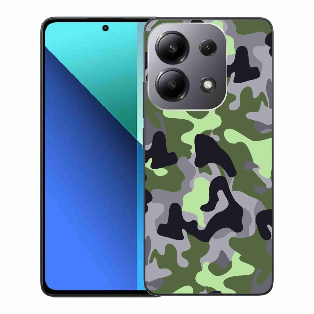 Gelový kryt mmCase na Xiaomi Redmi Note 13 - maskáčový vzor 7