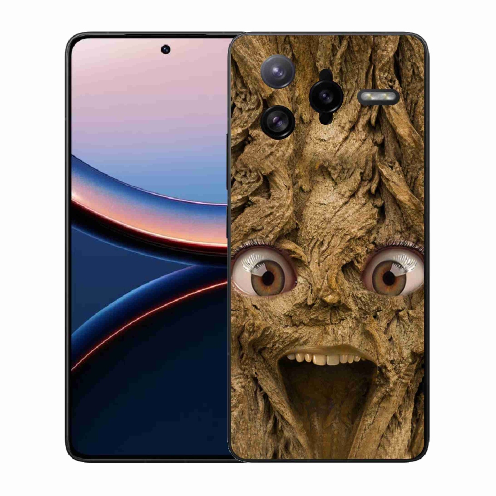 Gelový kryt mmCase na Xiaomi Poco F7 Ultra - veselý strom s očima