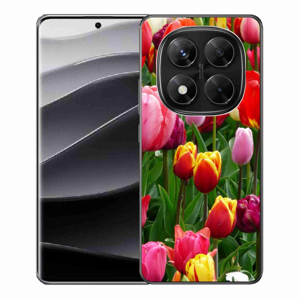 Gelový kryt mmCase na Xiaomi Redmi Note 14 Pro 5G/Poco X7 5G - tulipány