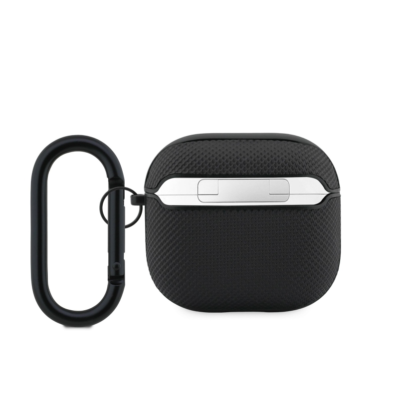 Lacoste Petit Pique Croc Logo Patch Pouzdro pro AirPods 4 Black