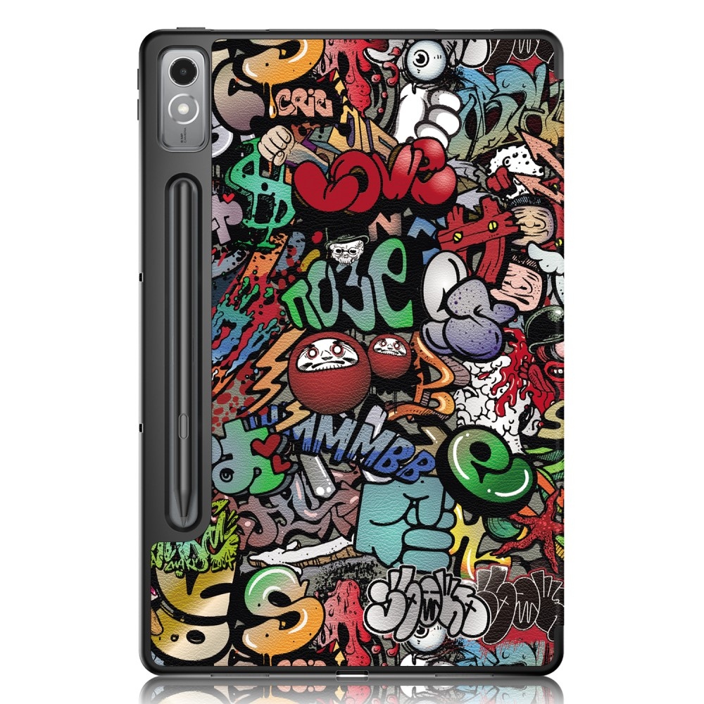 Patte chytré zavírací pouzdro na tablet Lenovo Tab P12 - graffiti