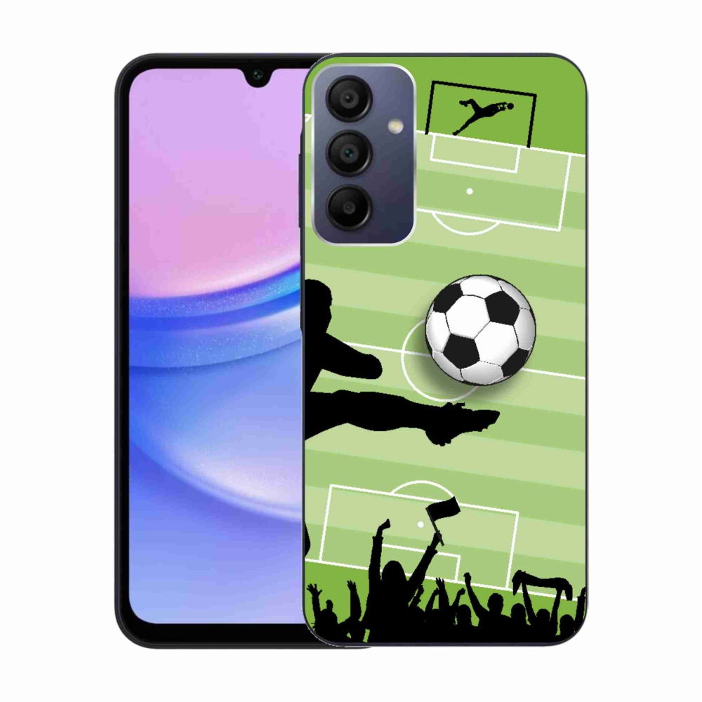 Gelový kryt mmCase na Samsung Galaxy A15 4G/5G - fotbal 3