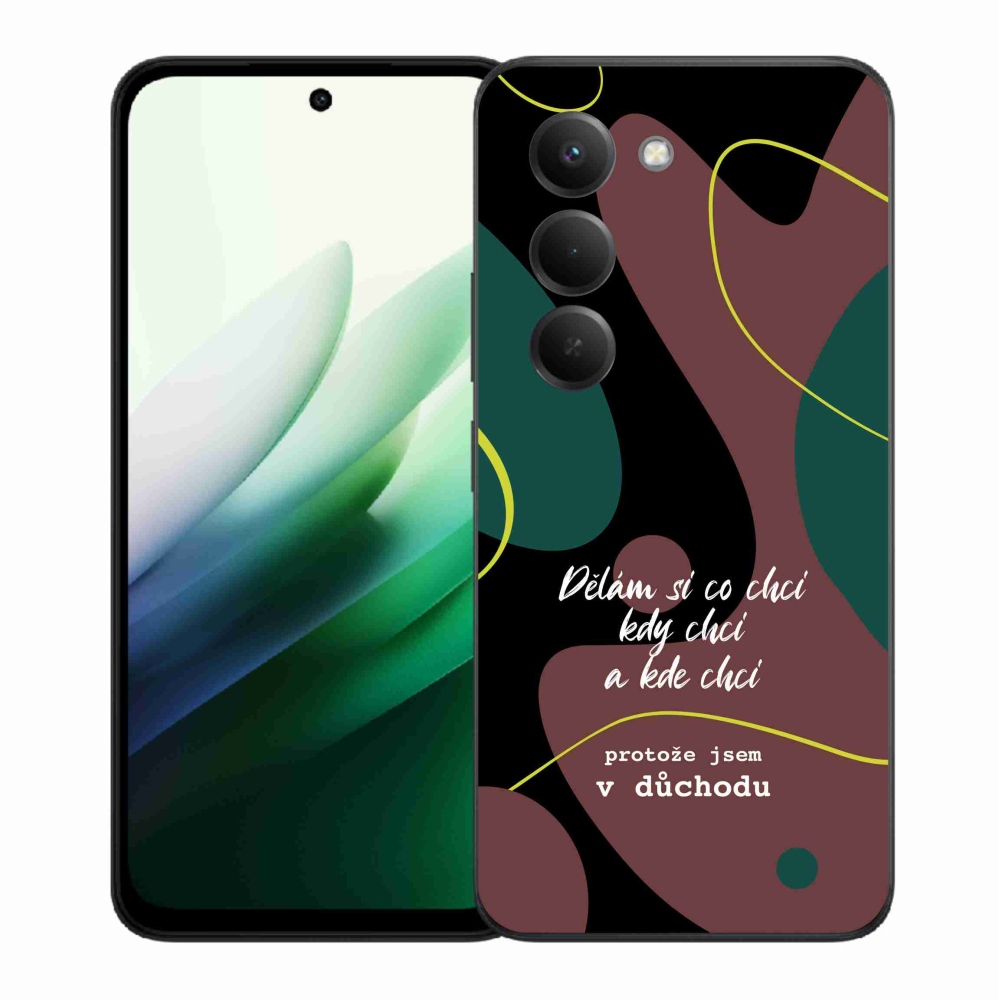 Gelový kryt mmCase na Xiaomi Redmi 15 5G (169mm) - vtipný text 10 černé pozadí