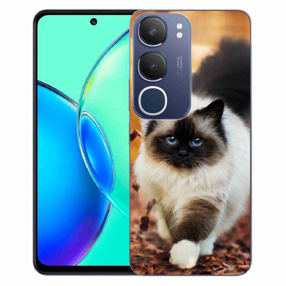 Gelový kryt mmCase na Vivo Y19s - kočka