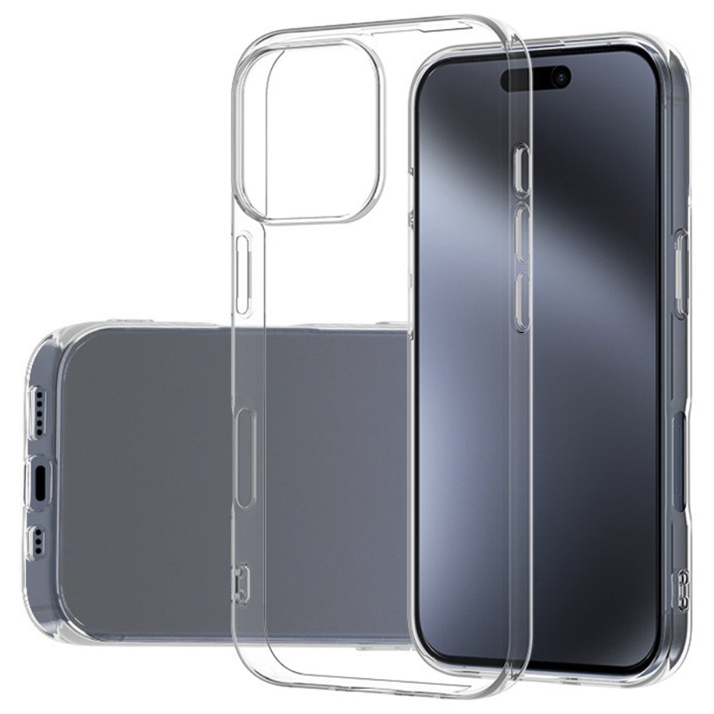 Průhledný gelový obal na iPhone 16 Pro Max - průhledný
