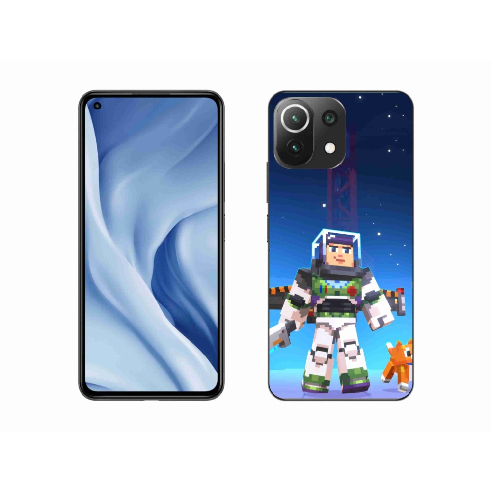Gelový kryt mmCase na Xiaomi Mi 11 Lite 4G/5G - minecraft 2