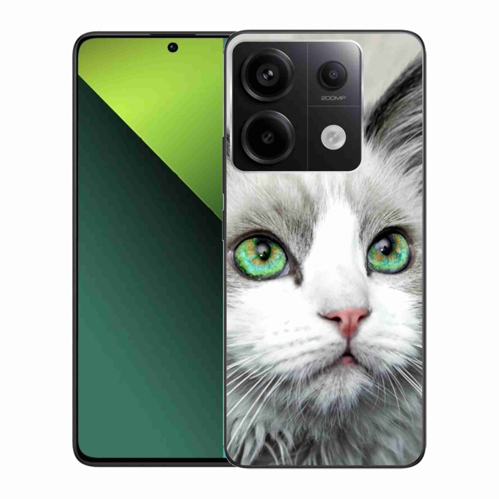 Gelový kryt mmCase na Xiaomi Redmi Note 13 Pro 5G/Poco X6 5G - kočičí pohled