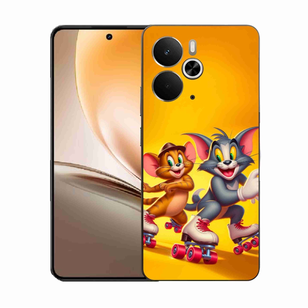 Gelový kryt mmCase na Realme 14 5G - tom a jerry