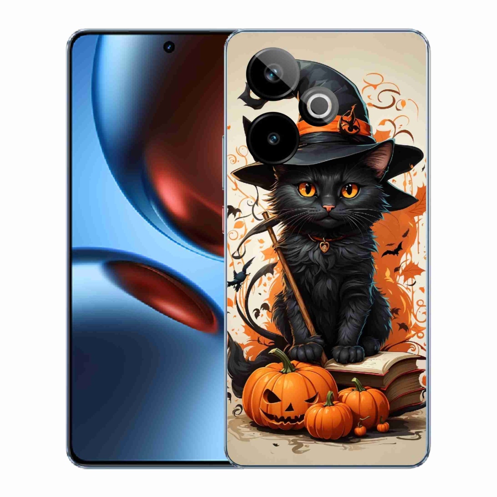 Gelový kryt mmCase na Realme GT 7 5G/GT 7T 5G - kocour čaroděj