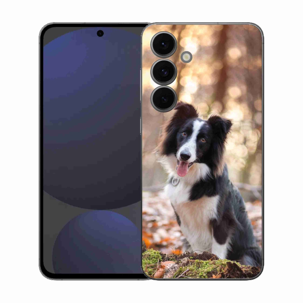 Gelový kryt mmCase na Samsung Galaxy S25 FE - border kolie 1