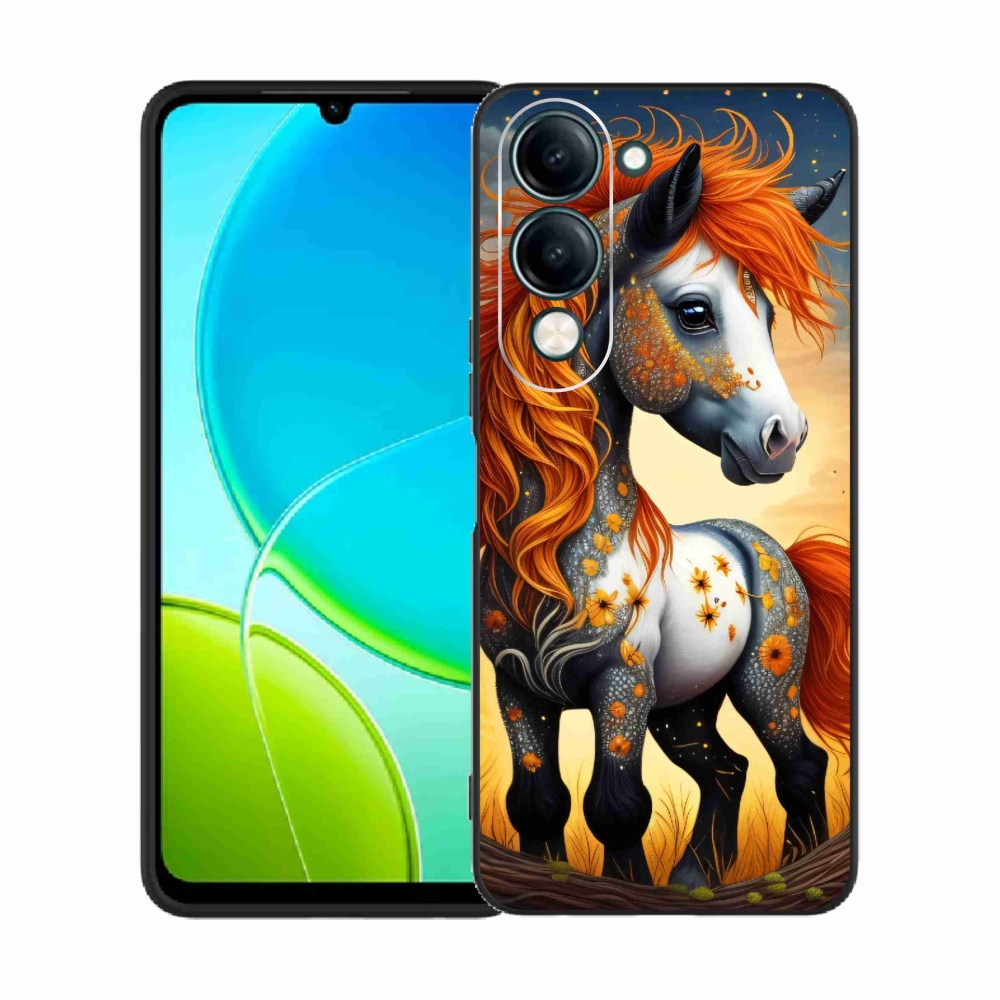 Gelový kryt mmCase na Vivo Y29s 5G - barevný poník