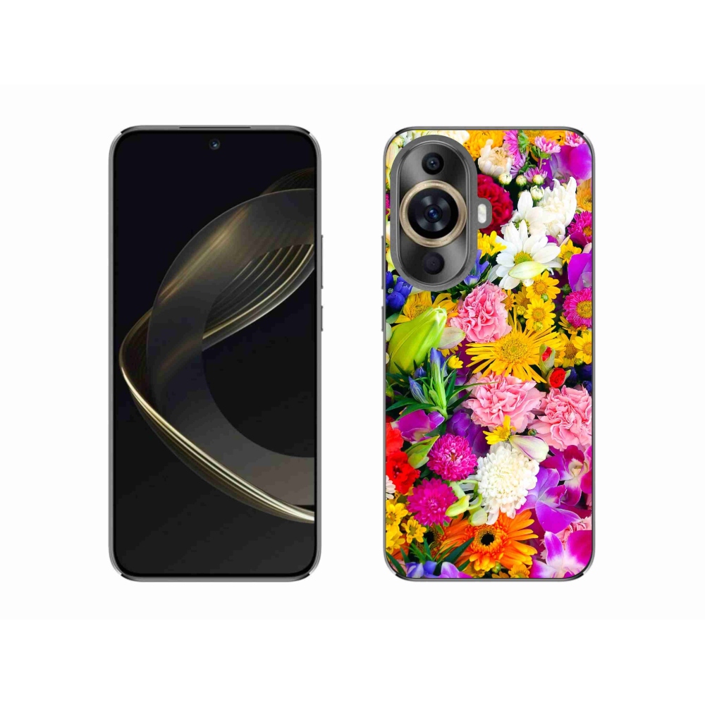 Gelový kryt mmCase na Huawei Nova 11 - květiny 12