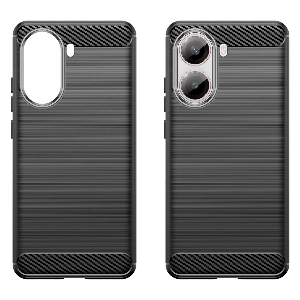 Carbon odolný gelový obal na Xiaomi Poco X7 Pro 5G - černý