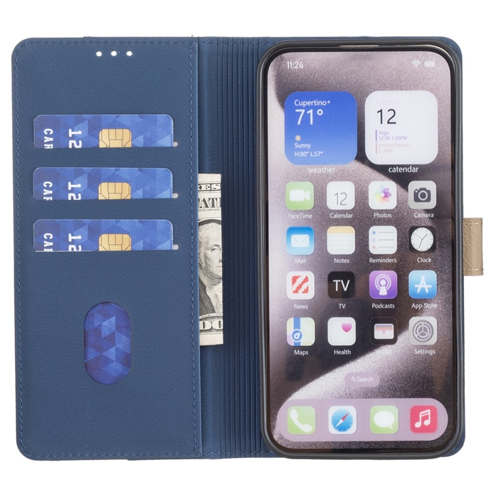 BNF DUO knížkové pouzdro na Samsung Galaxy A36 5G - modré