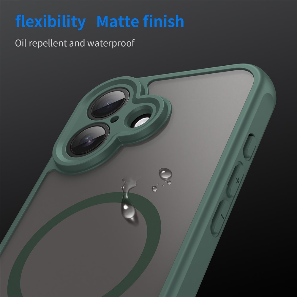 Case matný gelový obal s MagSafe na iPhone 17 - zelený